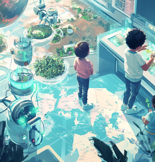 Niños creando futuro